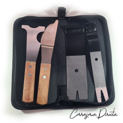 Set de palancas metálicas para apertura de puertas