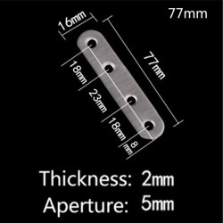 Palometa mango para llaves de impresión. Fabricada en acero INOX