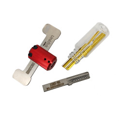 Llave impresion ISEO R6 con laminas de aluminio