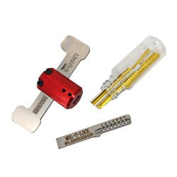 Llave impresion MUL T LOCK 7 pins con mango y laminas de aluminio