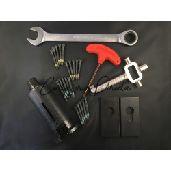 Kit extractor de bombines con 24 tornillos