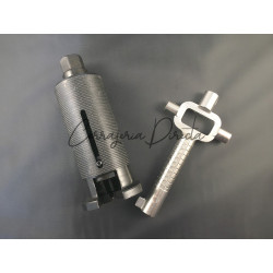 Extractor de bombines con llave de leva